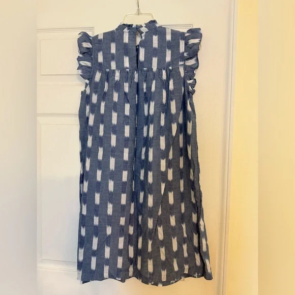 Blue and White Mini Dress - Picture 3 of 3